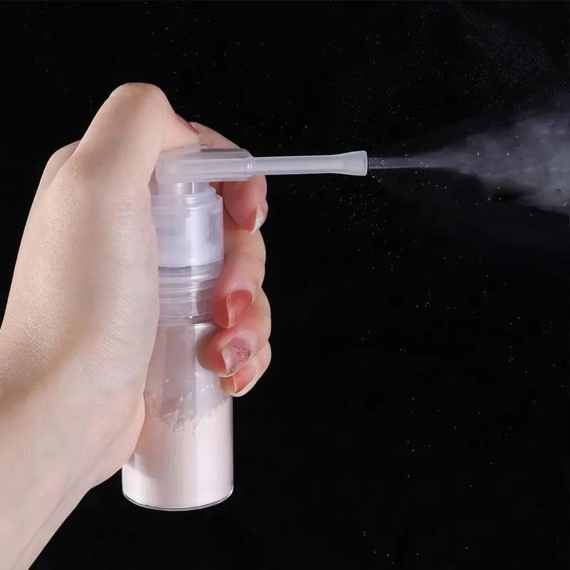 1Pc 14Ml50Ml Press Powder Spray Bottle Cake Decoration Powder Sprayer Body Powder Sprayer Filling Bottle Baking Tools
