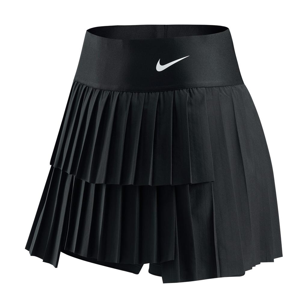 Nike Court Advantage Pohodlná Měkká Tenisová Ležérní Sukně Dámské Sukně Černá Bílá CV4679-010