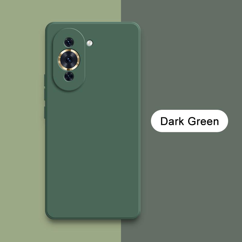 Luxury Square Liquid Silicone Case for Huawei Nova 10 Pro SE 10Z Youth Camera Protective Back Cover Nova10 10Pro 10SE