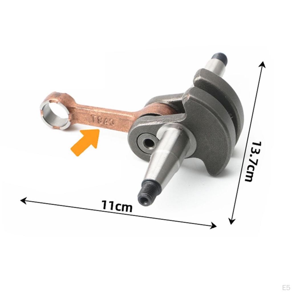 52/58/60 Kettensägenteile, einfach zu verwendendes Ersatz-Gas-Fällbaugruppen-Kurbelwellenöl