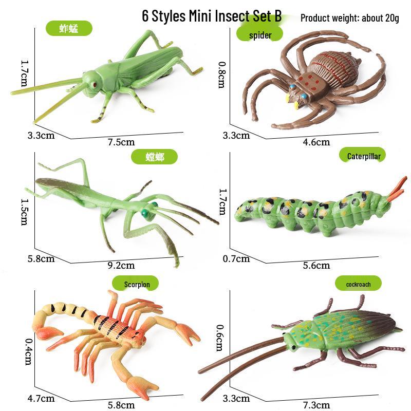 Dinosaur Mini Toy Set: Stegosaurus, T-Rex, Spinosaurus, Pterodactyl Models for Children