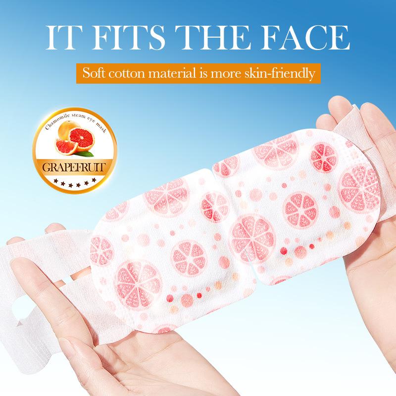 3pcs Yuzu rose steam eye mask, moisturizing and relieving dry eye eye eye mask skin care products