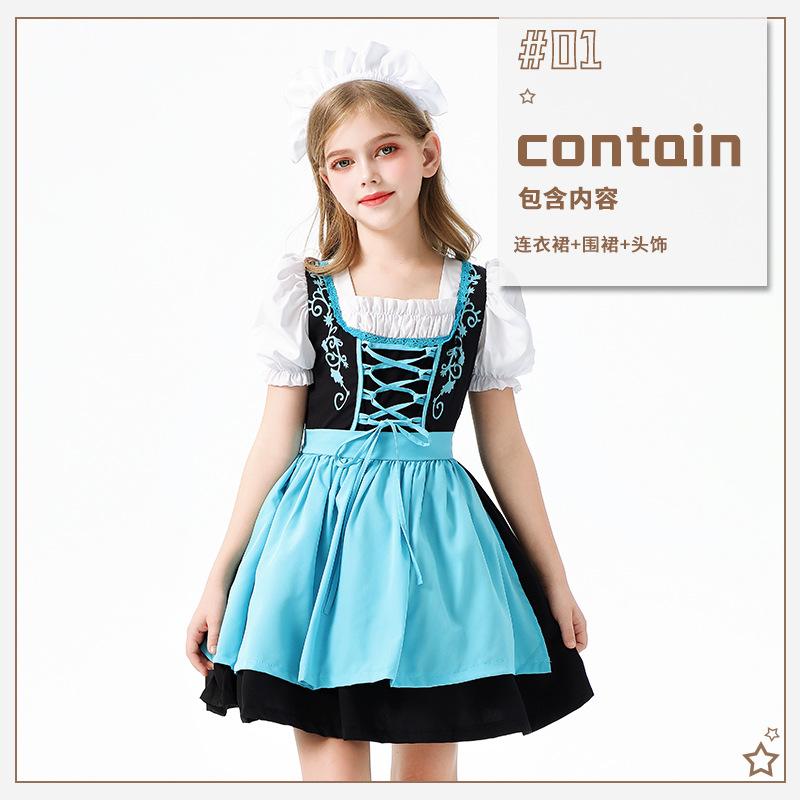 Детская одежда Одежда горничной Платье для девочек 110cm