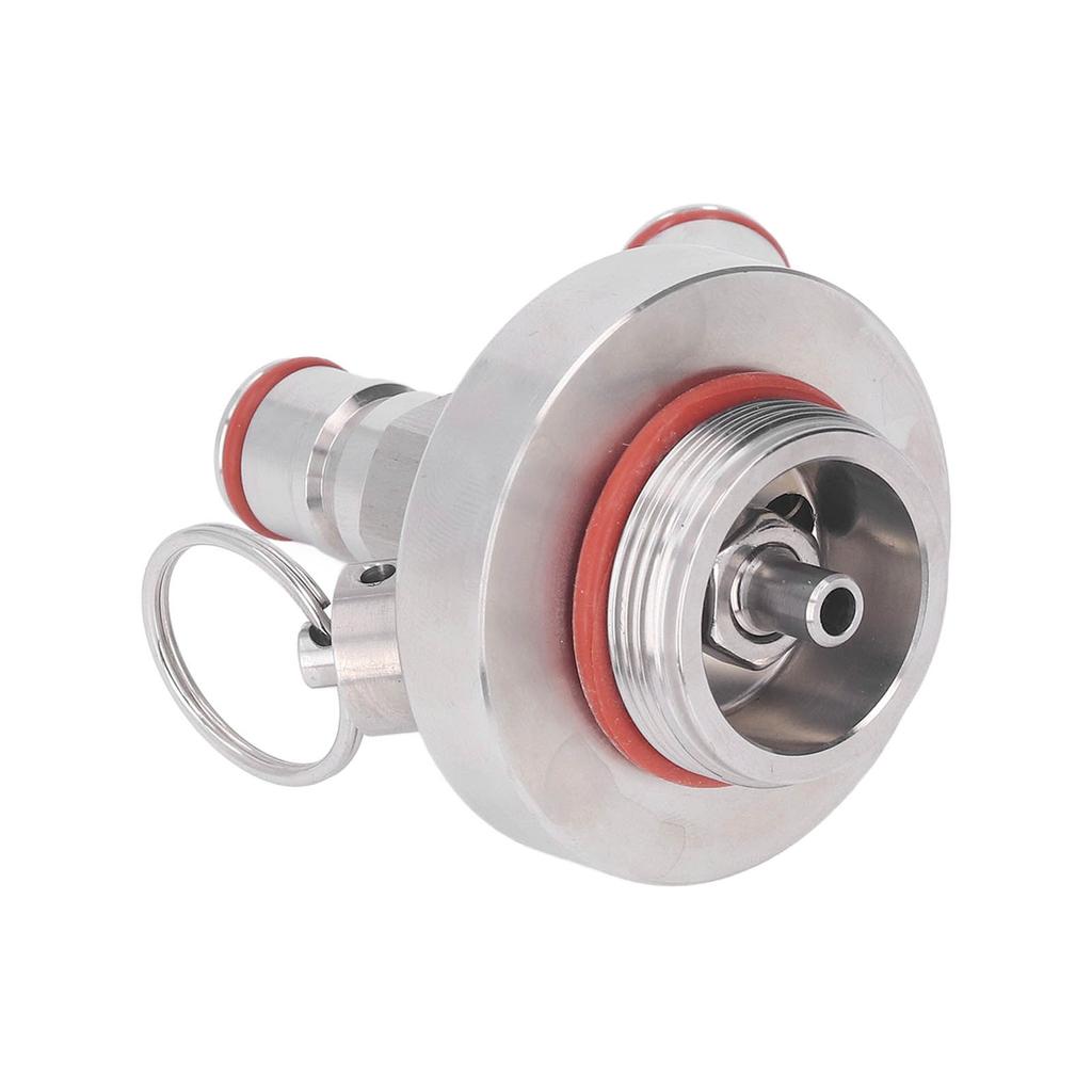 Mini Keg Dispenser Pivo Kohout Dvojitý Kulový Zámek Nerezová Ocel s Hadicí Náhradní Těsnicí Kroužek