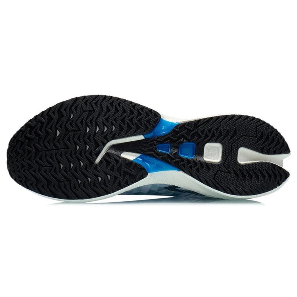 New LINING Feidian Discovery Running Shoes Men Low Top Standard White/Blue ARMR005-9
