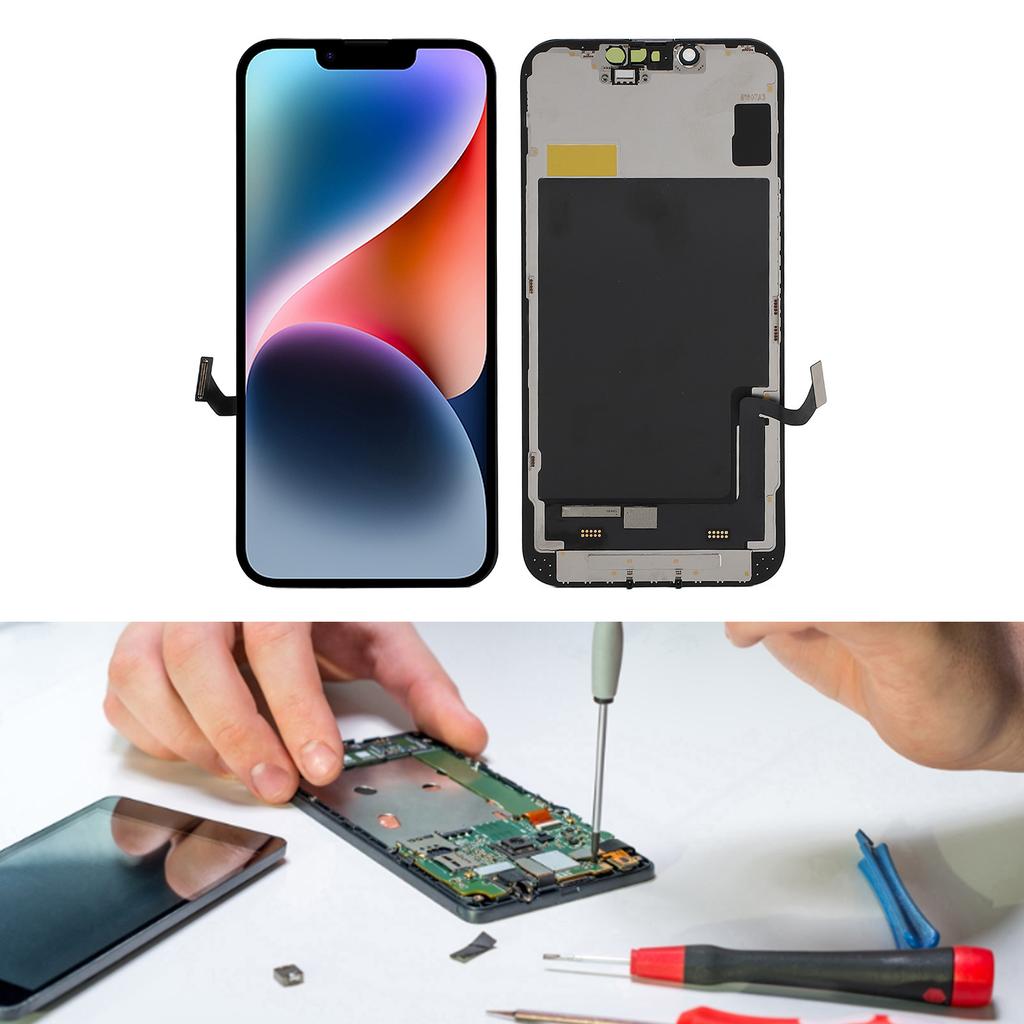 Înlocuire Ecran 6.1 Inch Incell 3D Touch Display Ansamblu Digitizor cu Kit de Reparare pentru IOS 14 A2