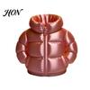 Gift for Teachers Down Jacket Pen Holder, 3D Printed Funny Puffer Pencil Cup, Holder Office Small Desk Organizer Storage Box Home Desktop Decor Marker