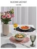 Nordic Silicone Embossed Lace Heat-Resistant Mat - Placemat, Teacup, Bowl, Pot, and Dinner Plate Accessory