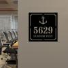 Metall Hausnummer Schild Adressplakette Individuelle Straßenschilder Moderne Wanddekoration Geschenk