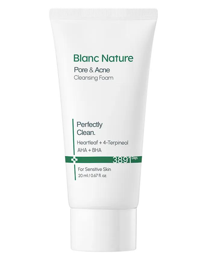 Blanc Nature Pore & Acne Cleansing Foam 20ml
