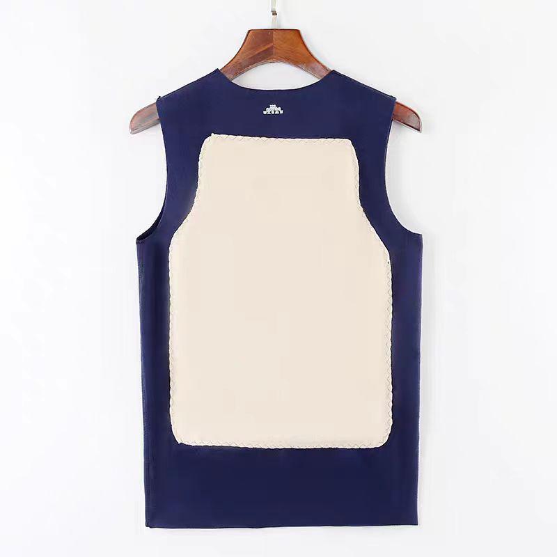 Men's Reversible Fleece Vest - Seamless German Velvet, Sleeveless, Brushed, Thickened for Autumn and Winter