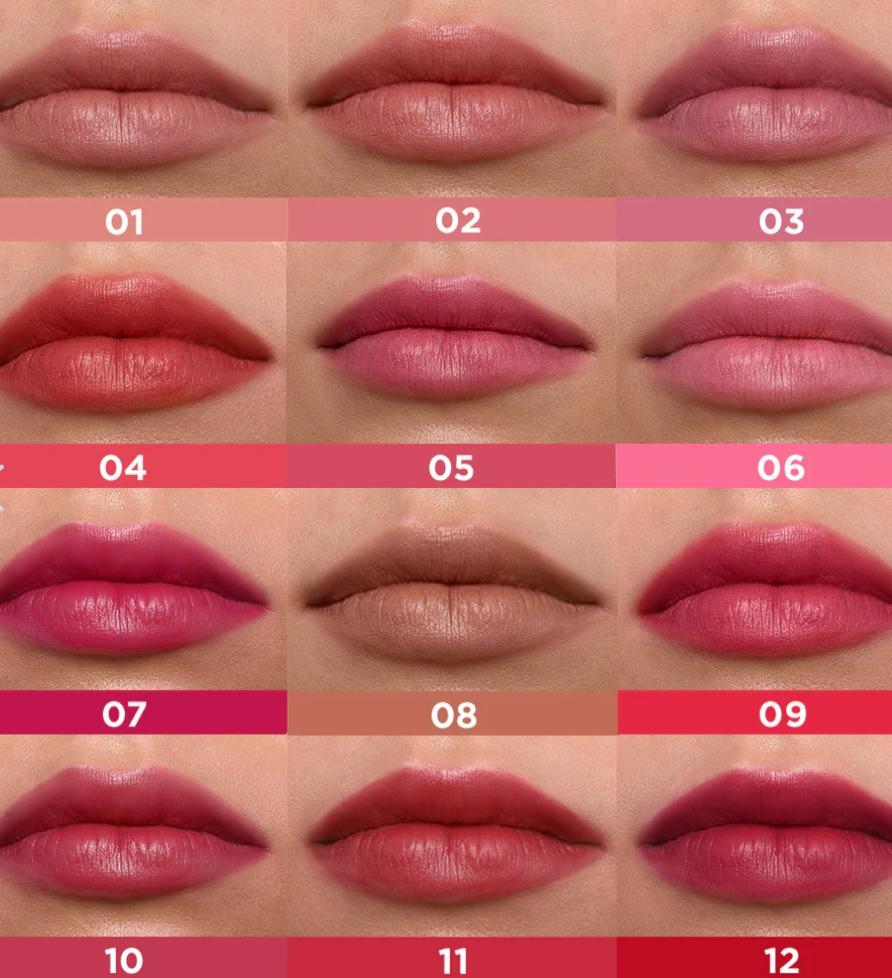 Eveline Kiss Me Quick Lipstick Soft Matt 12 - Long-lasting Matt