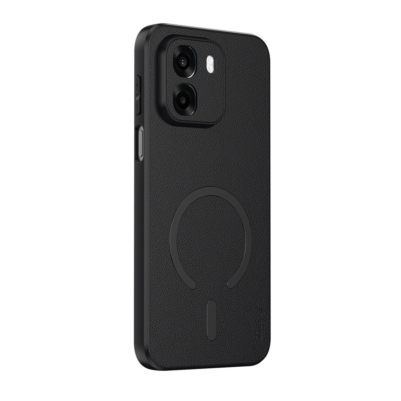 

Goatskin Magnetic Suction Protective Case for Oppo A6S/A6i, Full Wrap, 5G Compatible A6S