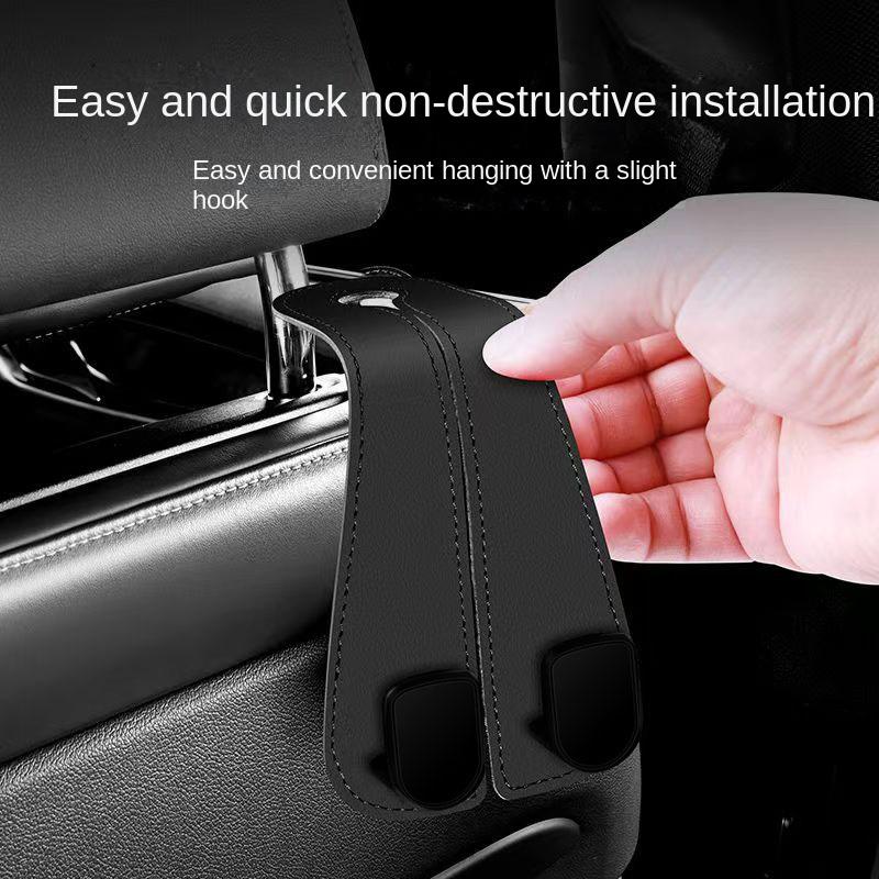 Car Headrest Hooks Hanger For Bags Seat Back Organizer Holder Clips Auto Fastener Hooks Car St
