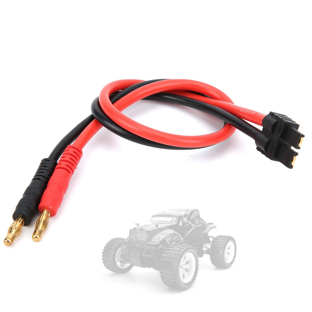 4mm Banana Head 12AWG Silicone Wire for TRX Plug Connection Line B6 Battery Charging Cable