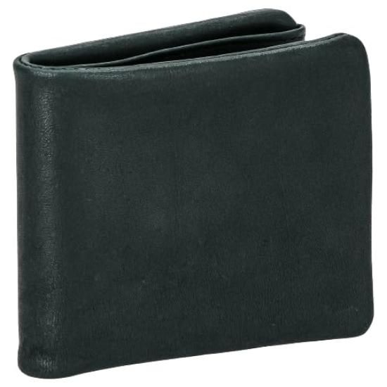 

SONNE Softer Genuine Leather Wallet Green Bi-fold зелений