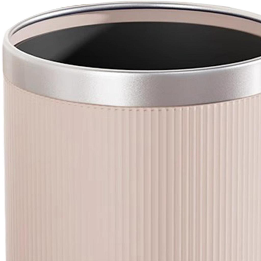 Open Top Trash Can Kitchen Trash Bin Simple Waste Container Waste Basket Waste Can Garbage Can for Apartment Living Room Home