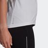 New Adidas Set In Sleeve T Shirt Women's White HB9380