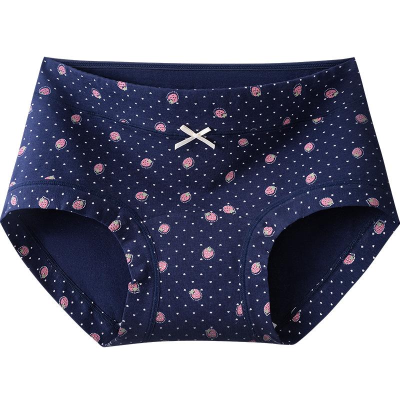 Large Size Women Spring and Autumn Cotton High Waist Belly Wrap Hip Antibacterial Extended Crotch Small Boxer Briefs