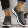 Men’s Slip-On Canvas Casual Shoes, Breathable Lightweight Spring Flats