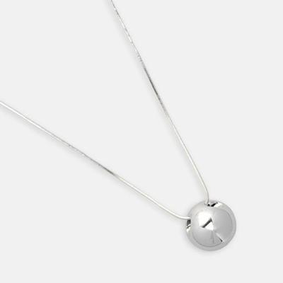 Halskette Auffällige Halskette Silber Runde Kugel Halskette 300ZEAR
