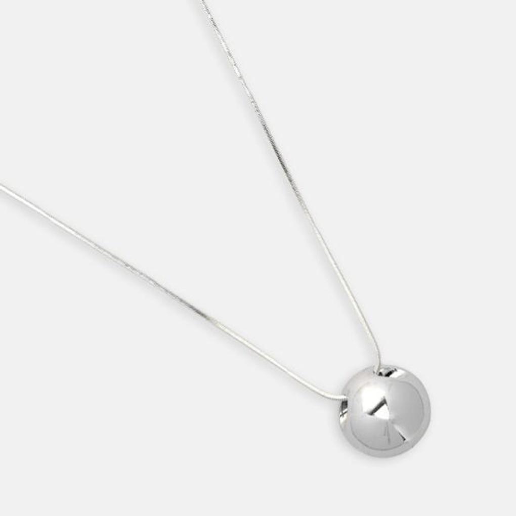 Necklace Bold Necklace Silver Round Ball Necklace 300ZEAR
