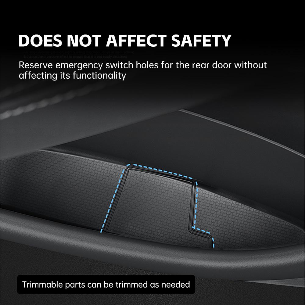 For Tesla Model Y Juniper 2025 2026 Car Full Car Door Storage Box Car Door Storage Tray For Tesla Juniper Interior Accessories