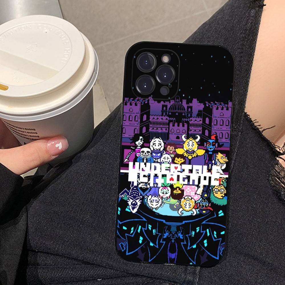 D-Deltarune Ralsei Phone Case For Iphone 17 16 15 14 13 12 11 Pro Max Plus Black Shell Cover Case iPhone 16pro max
