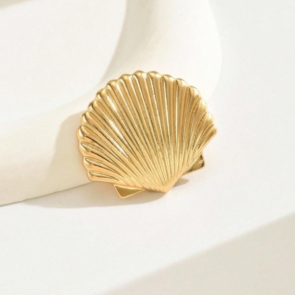 Vacation Style Starfish Hair Clip Golden Color Hair Accessories Duckbill Hair Clip Seaside Wear