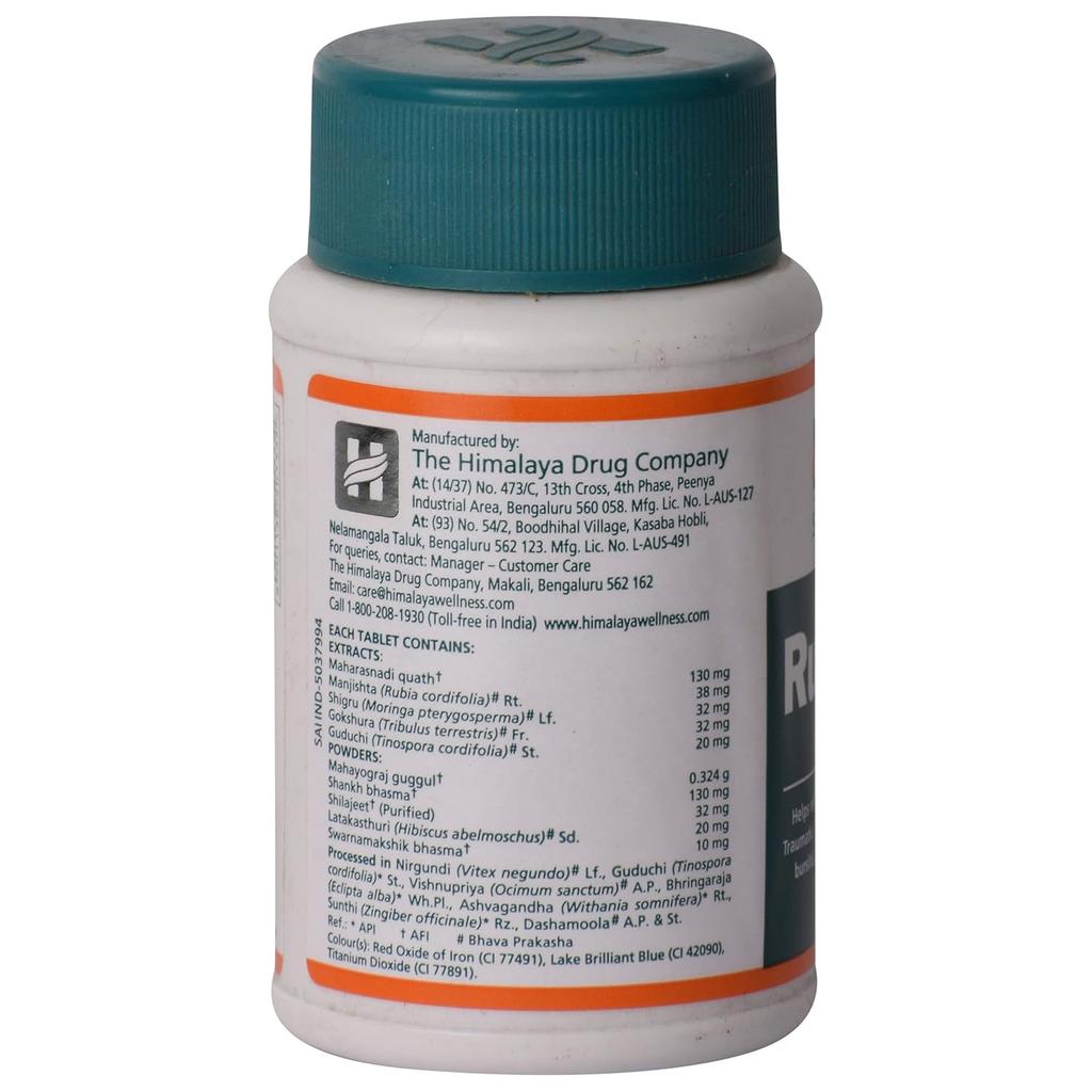 Himalaya Rumalaya Schmerzlinderung Kräutertabletten 60 Stück für Gelenk- & Muskelkomfort