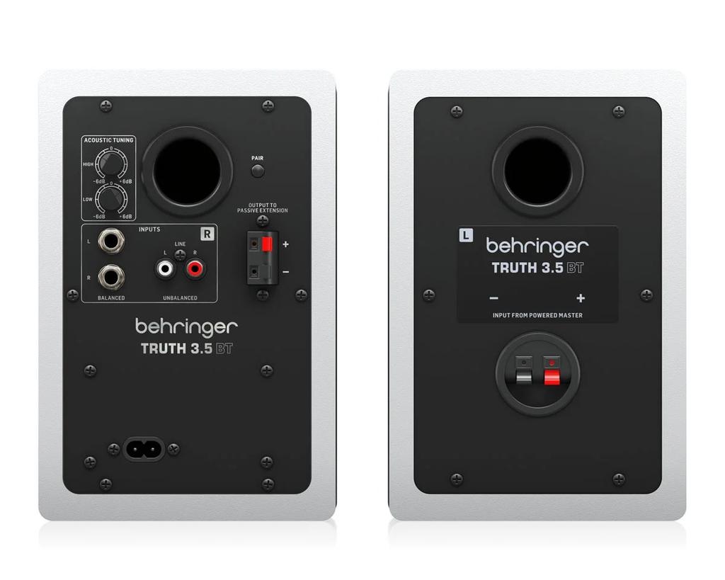 Behringer truth 3.5 bt-wh - para monitorów studyjnych aktywnych 3,5",białe