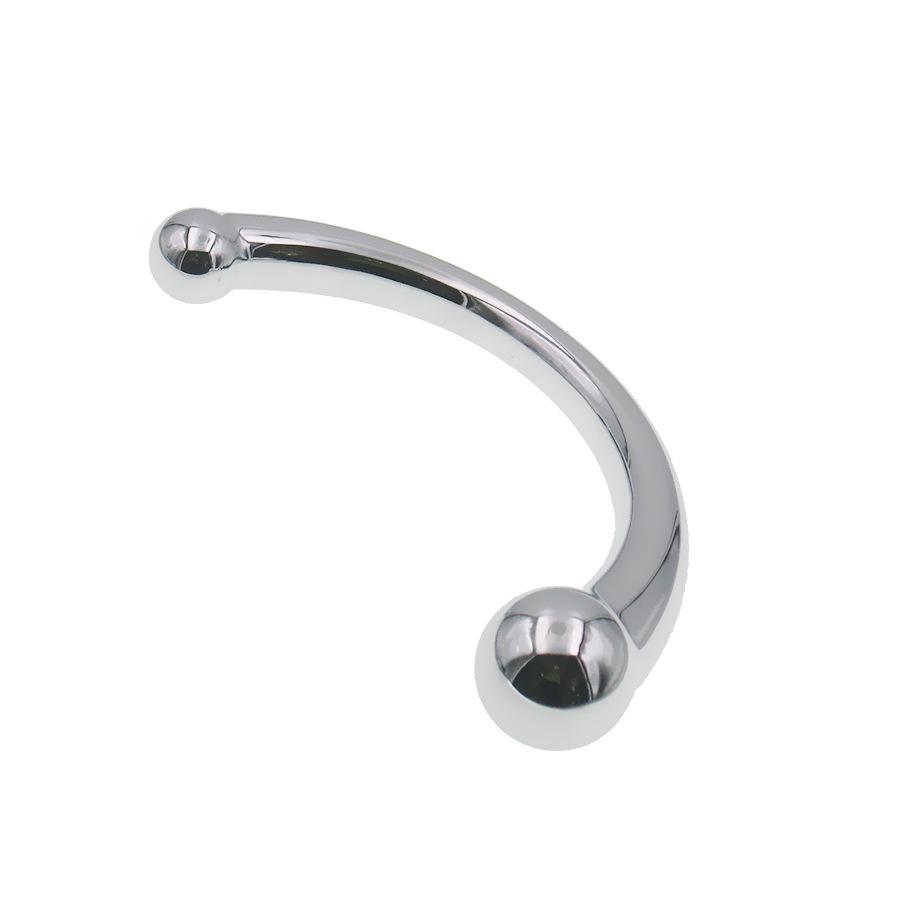 Metal Sexy Massage Stick Big Curved Bow P-Point Pleasure Stick C- Type Female Masturbation Sex Tools Adult Products for the Back Court