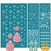 11*6.5cm/15*9cm Silk Screen Stencil Silkscreen Print Kit for Printing Clay Stamps Polymer Clay Tool Jewelry Earring Making Decor