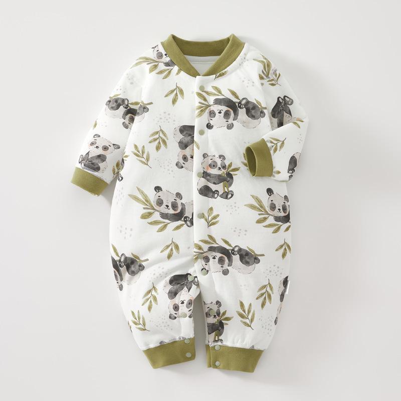 

Унисекс Стеганый Хлопковый Ромпер для Новорожденных - Бескостный Комбинезон для Младенцев и Малышей 80 cm