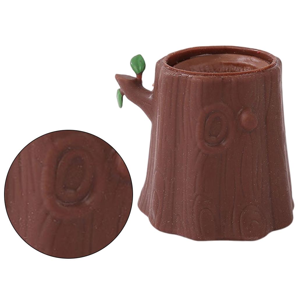 Squeeze Toy Stress Relief Cup Novelty Popup Squirrel Squeezable TPR Toy Kids Interactive Prank Toy Office Desk Decors