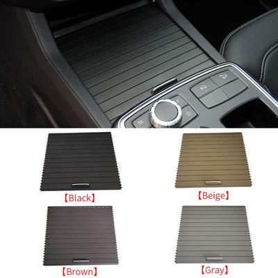 For Mercedes W166 W292  Car Console Cup Holder Slide Cover Trim Center Roller Blind Cover For Benz ML GL GLE GLS ML300 GLE350
