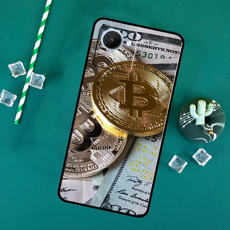 Bitcoin BTC For Realme 15 14 13 12 11 10 Pro Plus C65 C67 C63 C61 C55 C51 C53 C35 C75 GT6 GT7 Pro Case
