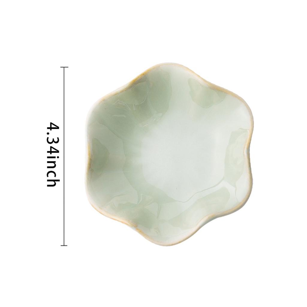 Nordic Style Ceramic Jewelry Tray, Lotus Storage Plate, Jewelry Ornament Plate, Internet Celebrity Snack Plate, Taste Plate, Dim Sum Plate