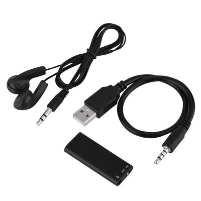 מקליט קול זיכרון 8GB 192Kbps ביטול רעשים 15 שעות הקלטה מקליט שמע מיני