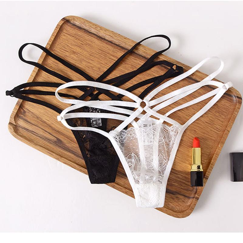 Sexy Lace Women Bandage Transparent Panties G-string Knickers Seamlessr Lingerie 117