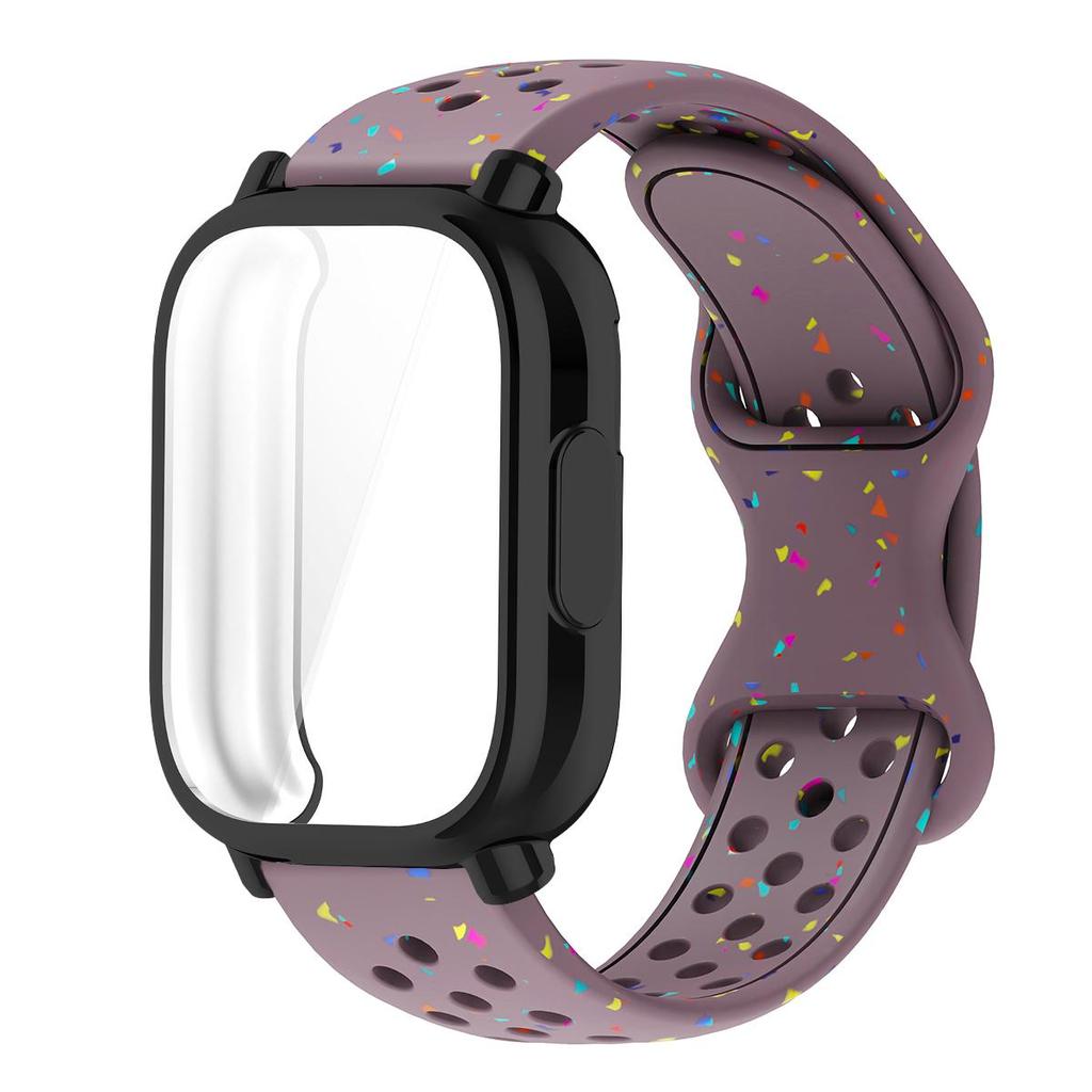 Řemínek+Pouzdro Pro Xiaomi Redmi Watch 5 active 5 Lite Ochranný Kryt Celý Displej TPU Měkký Kryt a Silikonový Prodyšný Sportovní Pásek