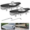 1Pair Car Led Light Bracket Driving Headlamp Holder Universal Bullbar Tube Bar Engine Hood Roof Rack Luggage Bar Lamp Clamp
