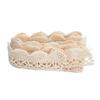 1pcs Beige & White &Black Cotton Lace Trim 2cm Width Scalloped Lace Edge  For Curtain Decoration