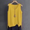 Blusa estiva da donna senza maniche Blusa a maglia Camicia Abbigliamento da donna Blusa con scollo a V Top da donna Camicie