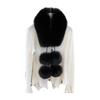 Solid Color Faux Fur Scarf Magnetic Buckle Women Winter Scarves Thickened Neckscarf  for Girls