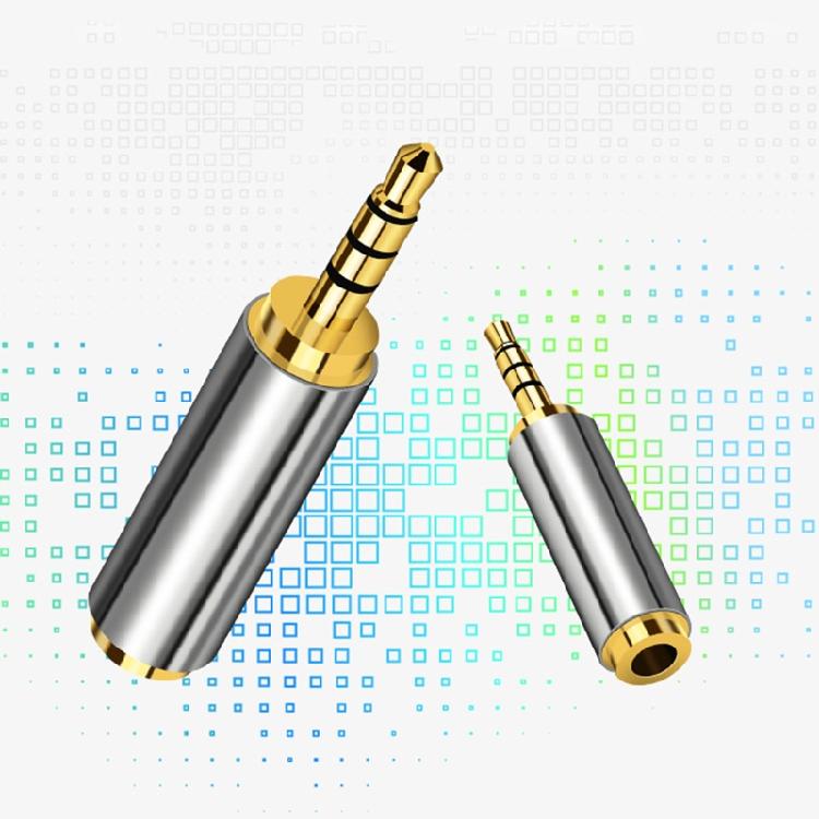 3.5mm Female To 2.5mm Male Audio Adapter Converter Phone Left Right Mono