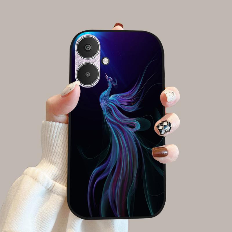 For Xiaomi Poco M6 5G Case 23128PC33I Silicone TPU Soft Phone Cover Cases For Redmi 13C 13R 5G Fashion Protective Fundas Shells