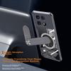 Heat Dissipation Phone Case for Xiaomi Redmi K70 Pro, Full Lens Protection, Shockproof, Corners, Transparent, Metal Magnetic Cooling Fans, Black