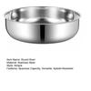 Stainless Steel Mixing Bowl Multi-Functional Dough Kneading Salad Basin Non-Slip Bottom Deep Mixing Bowl for Splash-Free Whisking Induction Cooktop