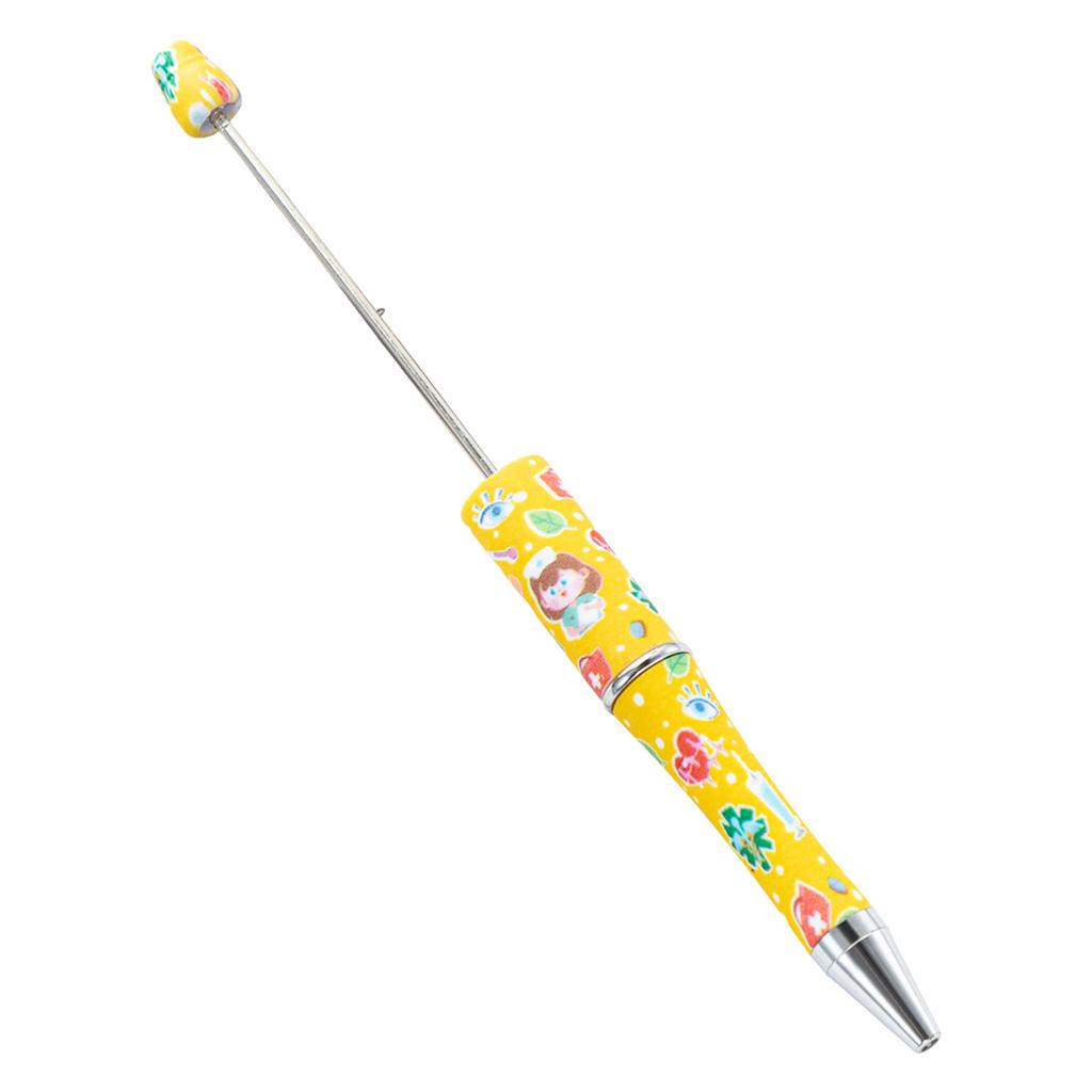 Beadable Pens Plastic Bead Pen Ballpoint Pens DIY Pens Cute Pens Boy Girl Student Graduation Gift Office School Supplies